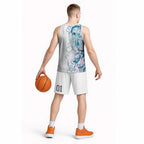 Turquoise Paua Shell Maori Basketball Jersey Koru Kowhaiwhai - Aussie Hoodie