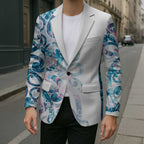 Turquoise Paua Shell Maori Blazer Koru Kowhaiwhai - Aussie Hoodie