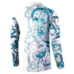 Turquoise Paua Shell Maori Button Sweatshirt Koru Kowhaiwhai - Aussie Hoodie