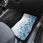 Turquoise Paua Shell Maori Car Mats Koru Kowhaiwhai - Aussie Hoodie