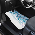 Turquoise Paua Shell Maori Car Mats Koru Kowhaiwhai - Aussie Hoodie