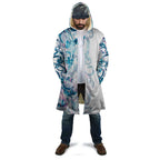 Turquoise Paua Shell Maori Cloak Koru Kowhaiwhai - Aussie Hoodie