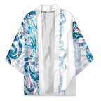 Turquoise Paua Shell Maori Kimono Koru Kowhaiwhai - Aussie Hoodie