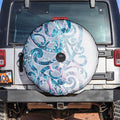 Turquoise Paua Shell Maori Spare Tire Cover Koru Kowhaiwhai - Aussie Hoodie