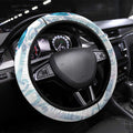 Turquoise Paua Shell Maori Steering Wheel Cover Koru Kowhaiwhai - Aussie Hoodie