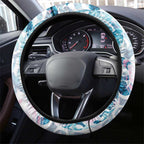 Turquoise Paua Shell Maori Steering Wheel Cover Koru Kowhaiwhai - Aussie Hoodie