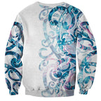 Turquoise Paua Shell Maori Sweatshirt Koru Kowhaiwhai - Aussie Hoodie