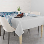 Turquoise Paua Shell Maori Tablecloth Koru Kowhaiwhai - Aussie Hoodie