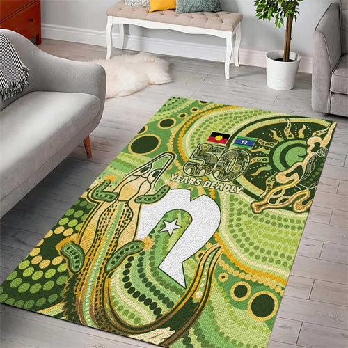 2026 NAIDOC Week 50 Years Deadly Area Rug Flows of Time