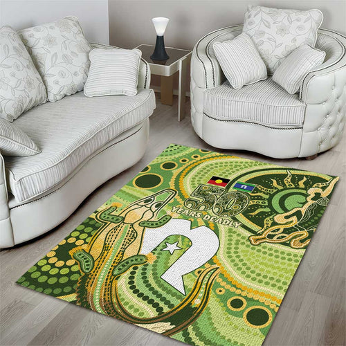 2026 NAIDOC Week 50 Years Deadly Area Rug Flows of Time