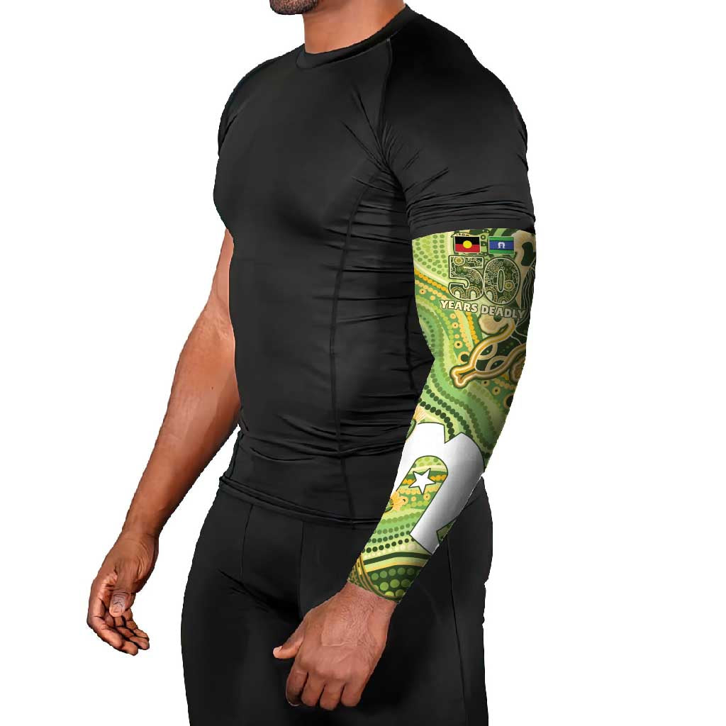 2026 NAIDOC Week 50 Years Deadly Arm Sleeves Flows of Time