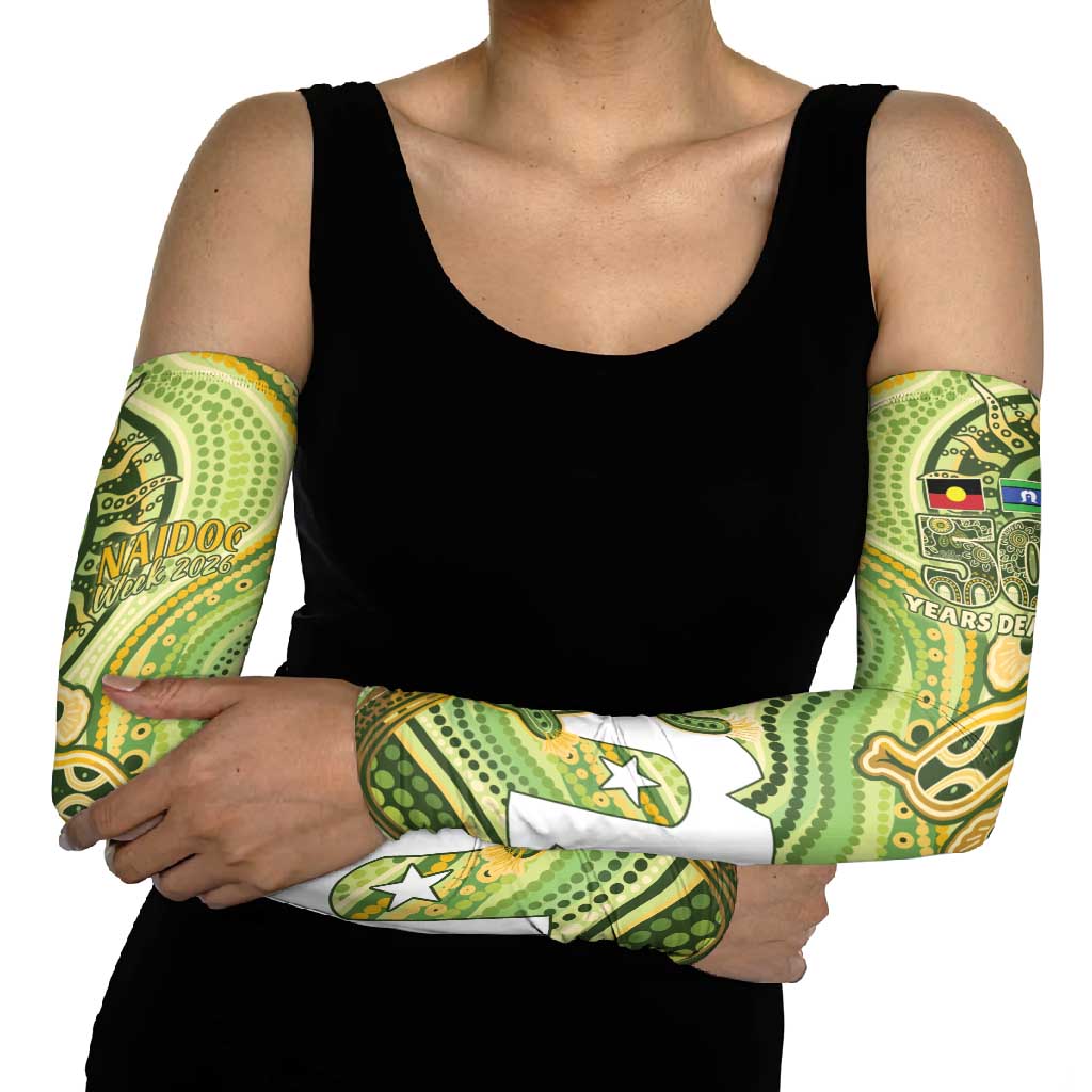 2026 NAIDOC Week 50 Years Deadly Arm Sleeves Flows of Time
