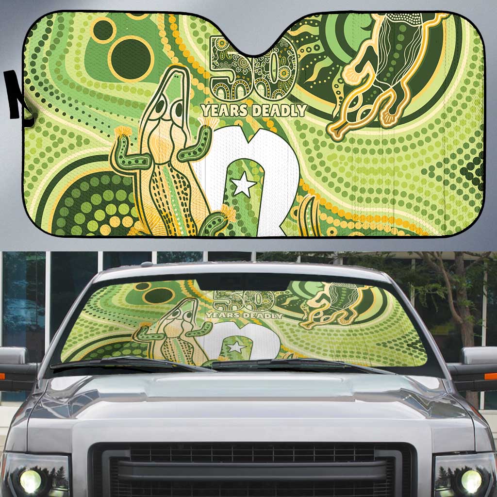 2026 NAIDOC Week 50 Years Deadly Auto Sun Shade Flows of Time