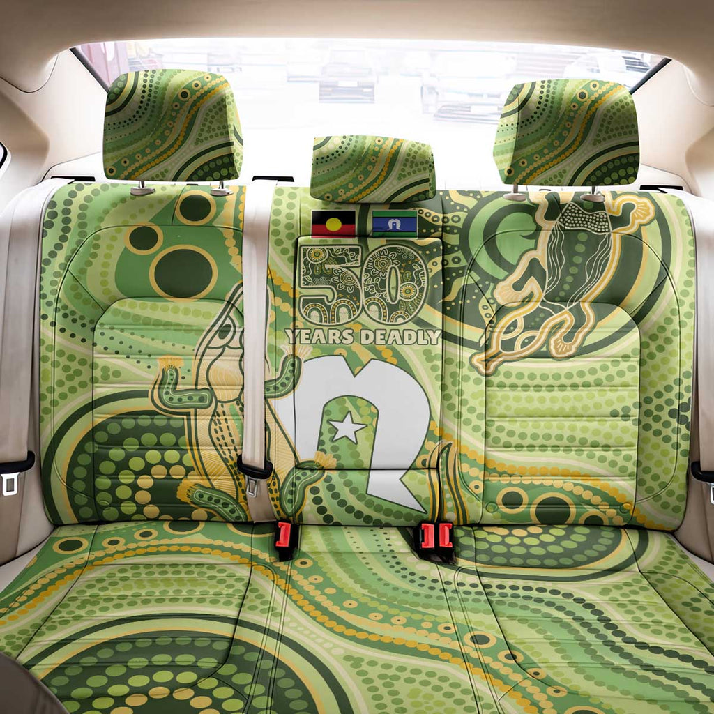 2026 NAIDOC Week 50 Years Deadly Back Car Seat Cover Flows of Time