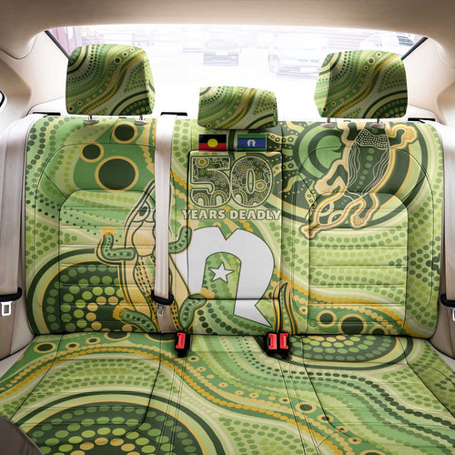 2026 NAIDOC Week 50 Years Deadly Back Car Seat Cover Flows of Time