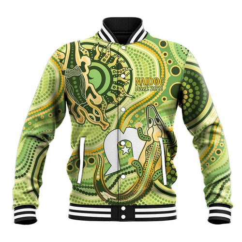 2026 NAIDOC Week 50 Years Deadly Baseball Jacket Flows of Time