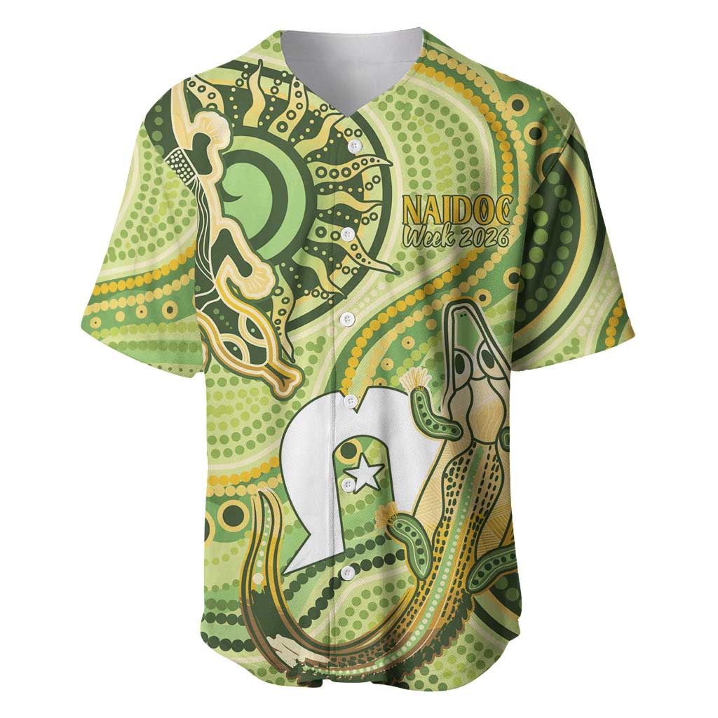 2026 NAIDOC Week 50 Years Deadly Baseball Jersey Flows of Time
