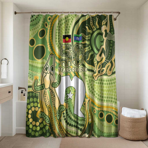 2026 NAIDOC Week 50 Years Deadly Bathroom Set Flows of Time
