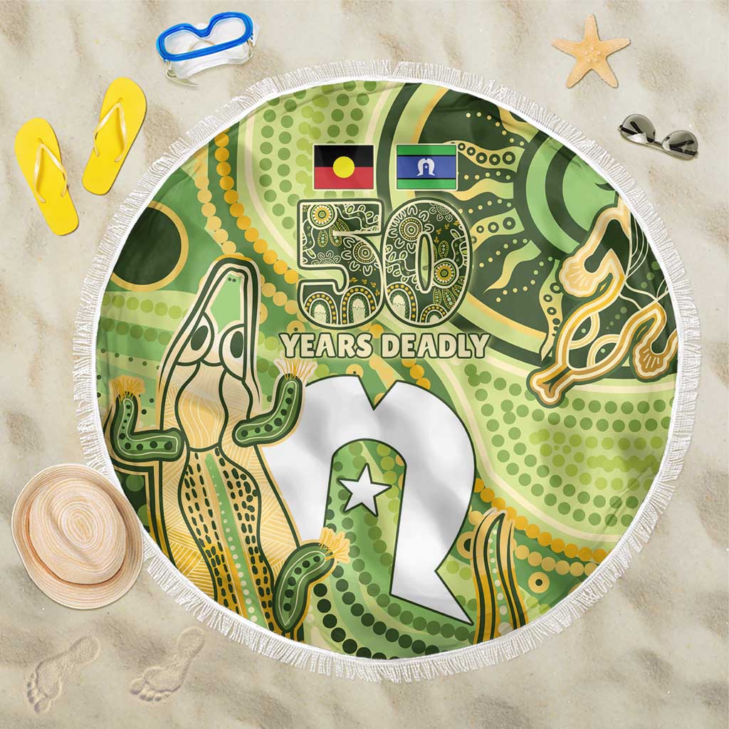 2026 NAIDOC Week 50 Years Deadly Beach Blanket Flows of Time