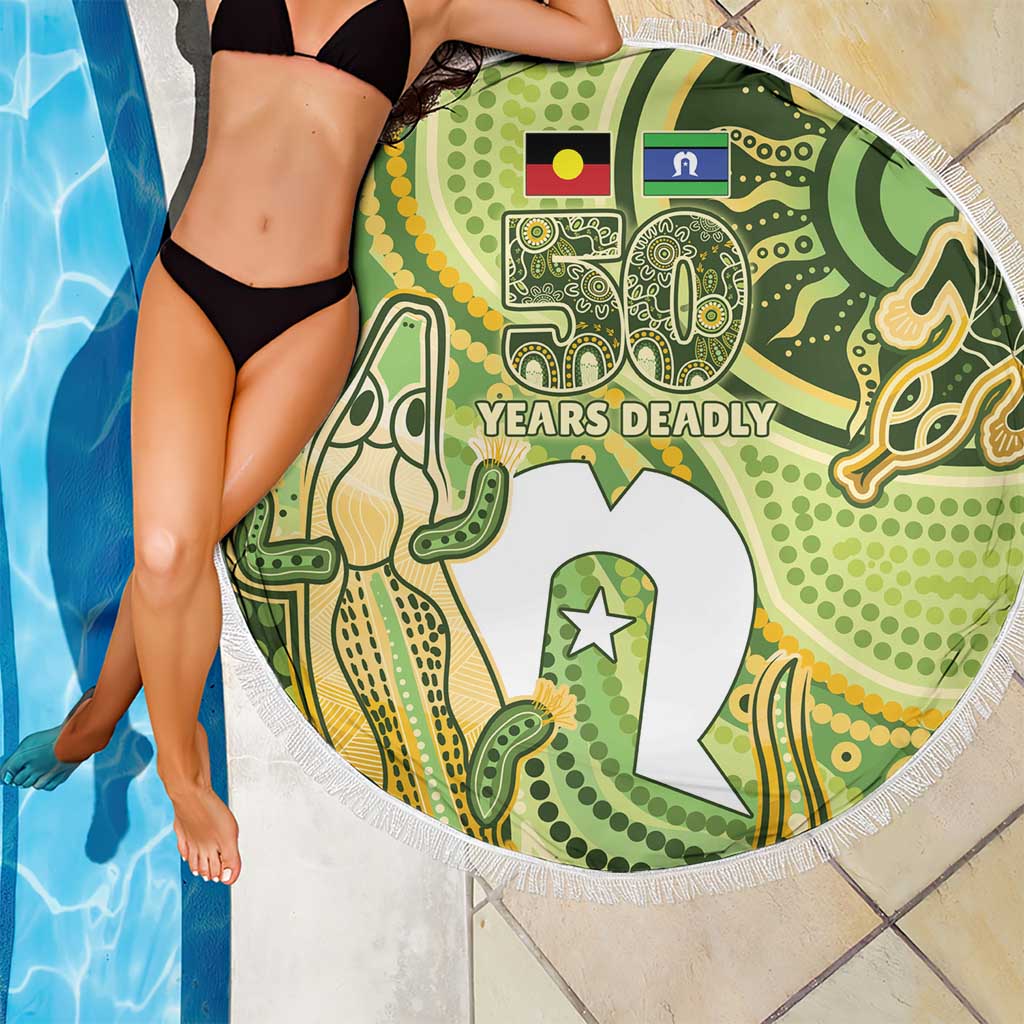 2026 NAIDOC Week 50 Years Deadly Beach Blanket Flows of Time