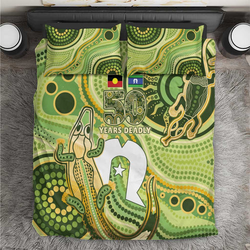 2026 NAIDOC Week 50 Years Deadly Bedding Set Flows of Time