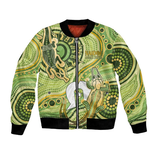 2026 NAIDOC Week 50 Years Deadly Bomber Jacket Flows of Time