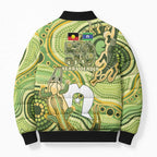 2026 NAIDOC Week 50 Years Deadly Bomber Puffer Jacket Flows of Time