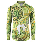 2026 NAIDOC Week 50 Years Deadly Button Sweatshirt Flows of Time