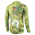 2026 NAIDOC Week 50 Years Deadly Button Sweatshirt Flows of Time