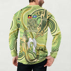 2026 NAIDOC Week 50 Years Deadly Button Sweatshirt Flows of Time