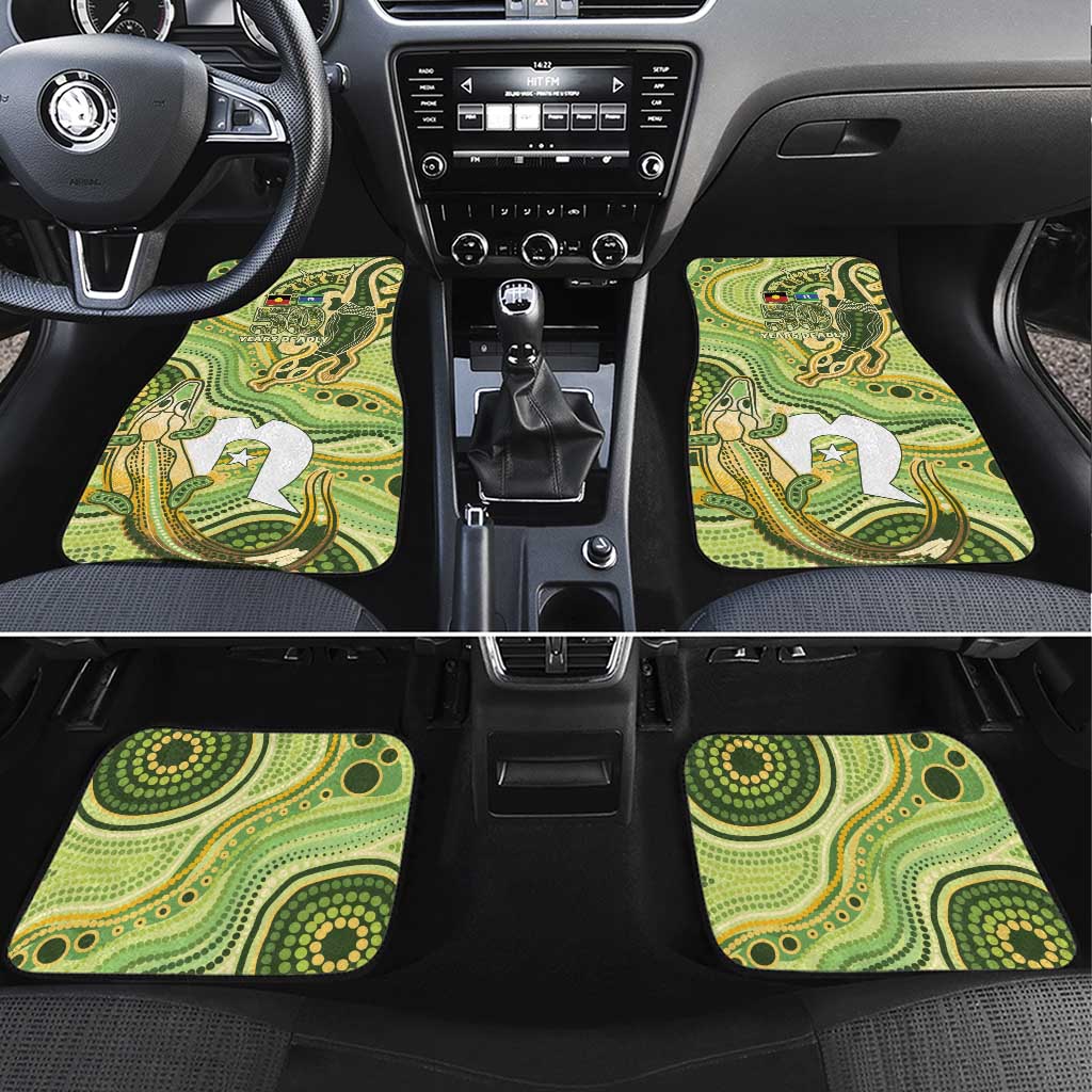 2026 NAIDOC Week 50 Years Deadly Car Mats Flows of Time