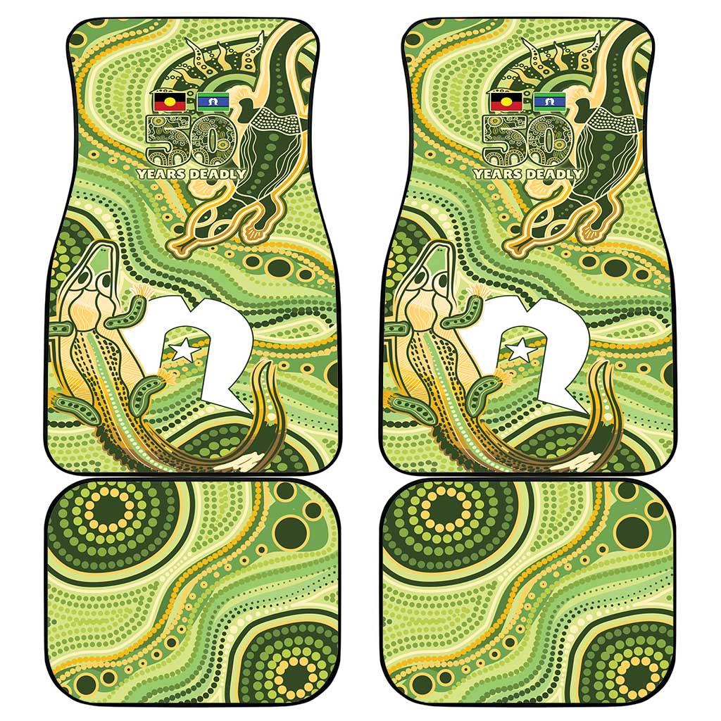 2026 NAIDOC Week 50 Years Deadly Car Mats Flows of Time