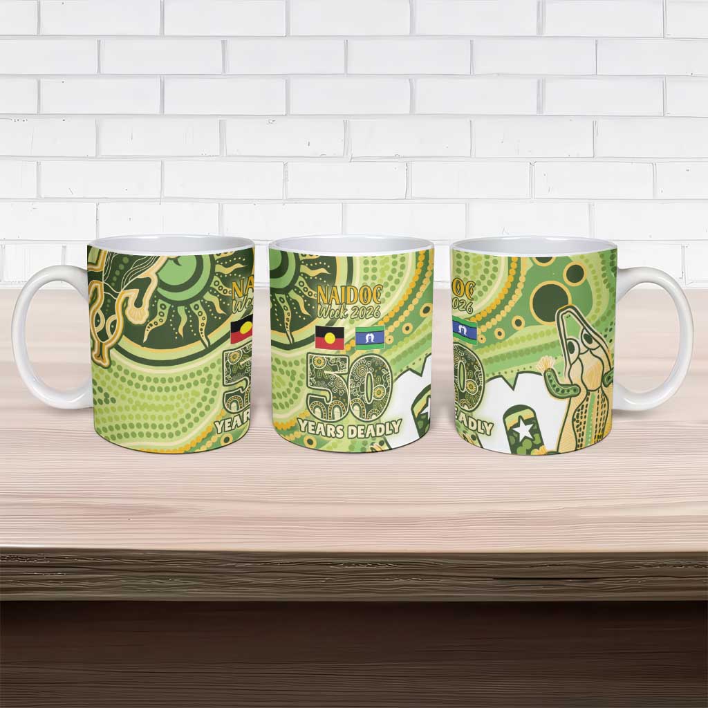 2026 NAIDOC Week 50 Years Deadly Ceramic Mug Flows of Time