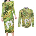 2026 NAIDOC Week 50 Years Deadly Couples Matching Long Sleeve Bodycon Dress and Long Sleeve Button Shirt Flows of Time