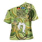 2026 NAIDOC Week 50 Years Deadly Cross Shoulder Shirt Flows of Time