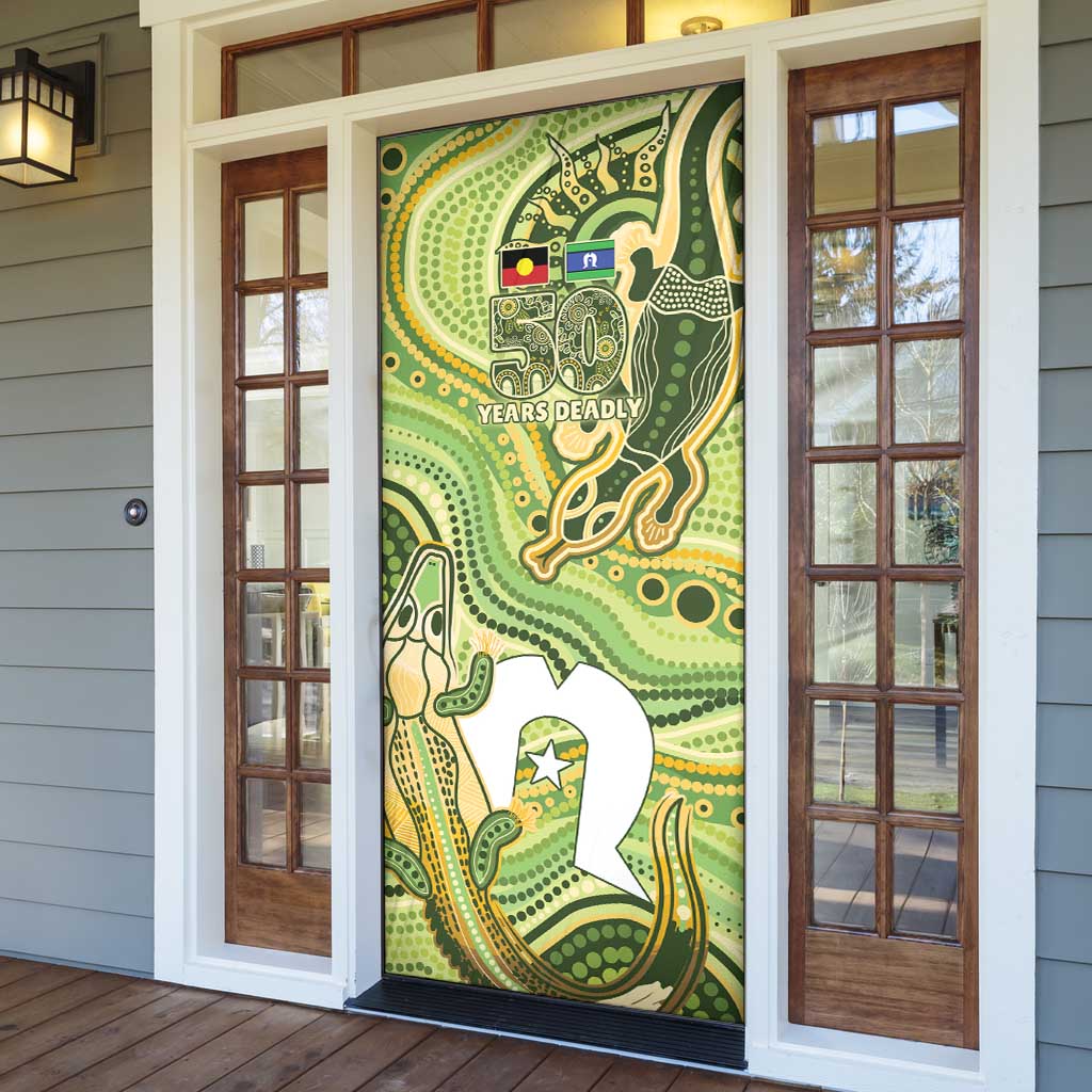 2026 NAIDOC Week 50 Years Deadly Door Cover Flows of Time