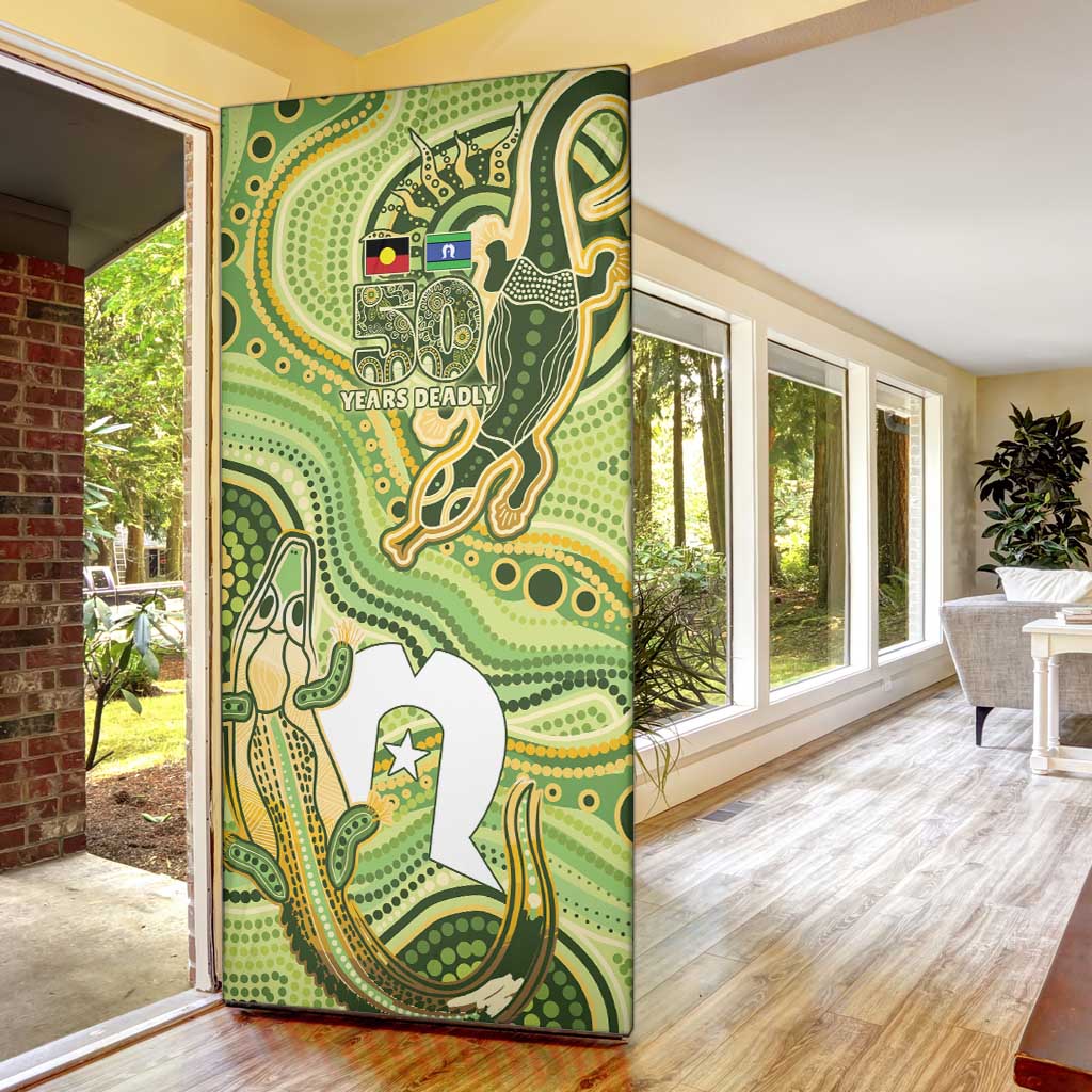 2026 NAIDOC Week 50 Years Deadly Door Cover Flows of Time