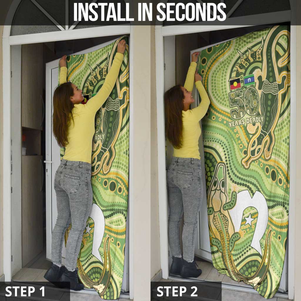 2026 NAIDOC Week 50 Years Deadly Door Cover Flows of Time