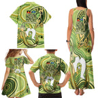 2026 NAIDOC Week 50 Years Deadly Family Matching Tank Maxi Dress and Hawaiian Shirt Flows of Time