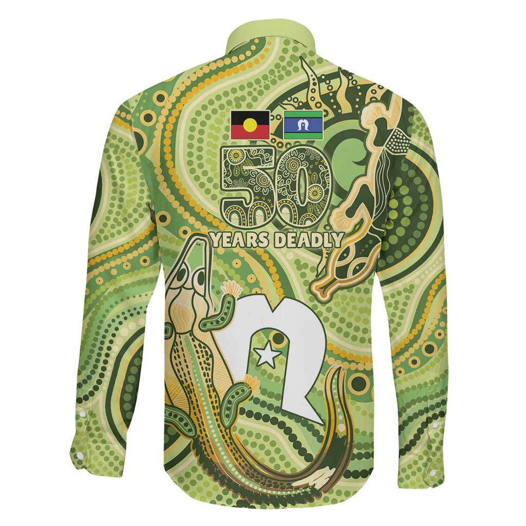 2026 NAIDOC Week 50 Years Deadly Family Matching Tank Maxi Dress and Hawaiian Shirt Flows of Time