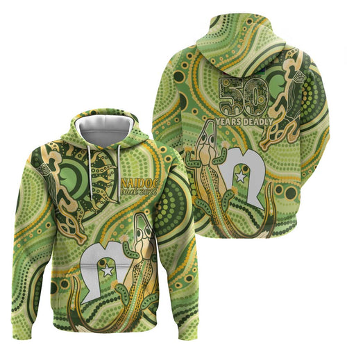 2026 NAIDOC Week 50 Years Deadly Hoodie Flows of Time