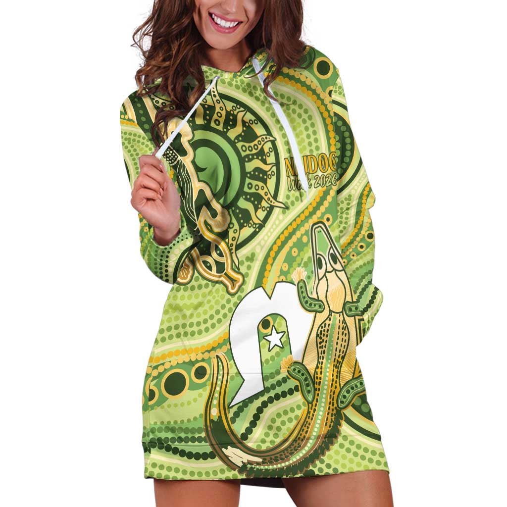 2026 NAIDOC Week 50 Years Deadly Hoodie Dress Flows of Time