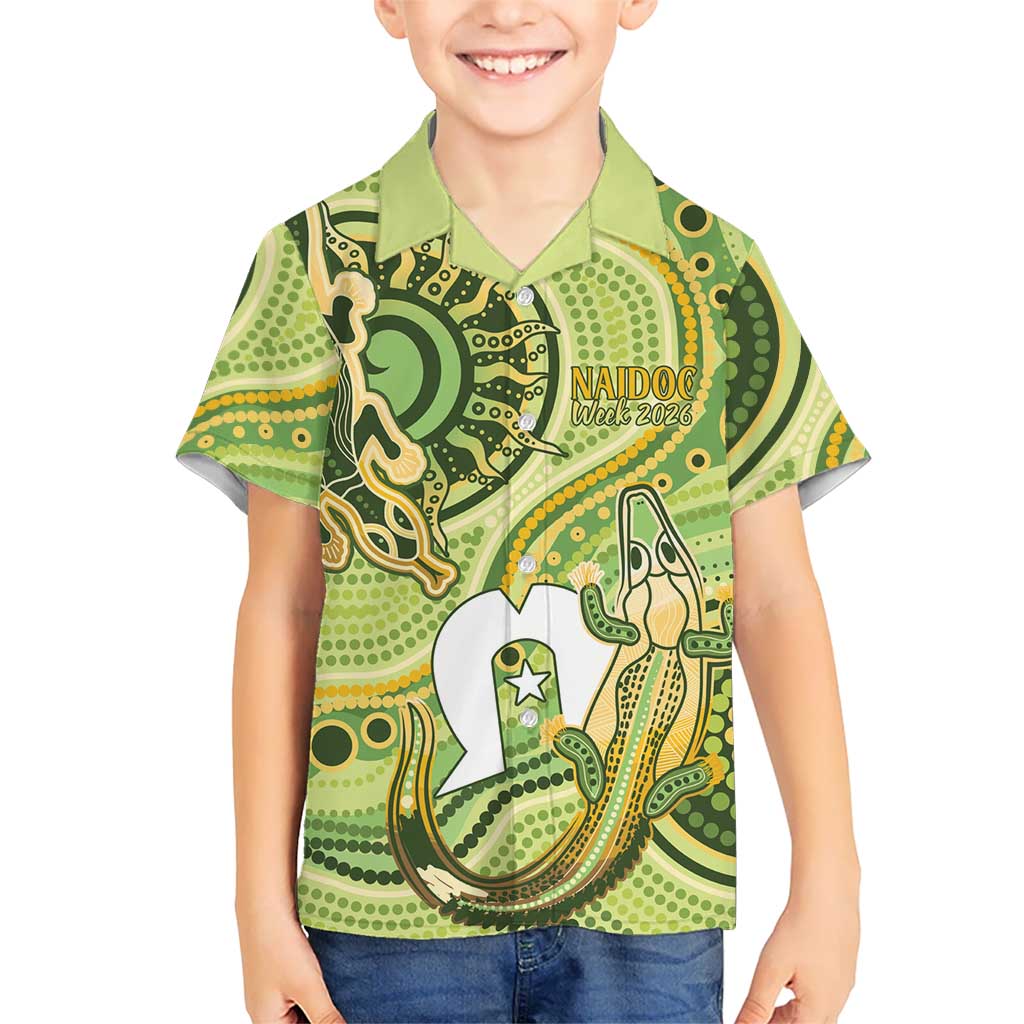 2026 NAIDOC Week 50 Years Deadly Kid Hawaiian Shirt Flows of Time