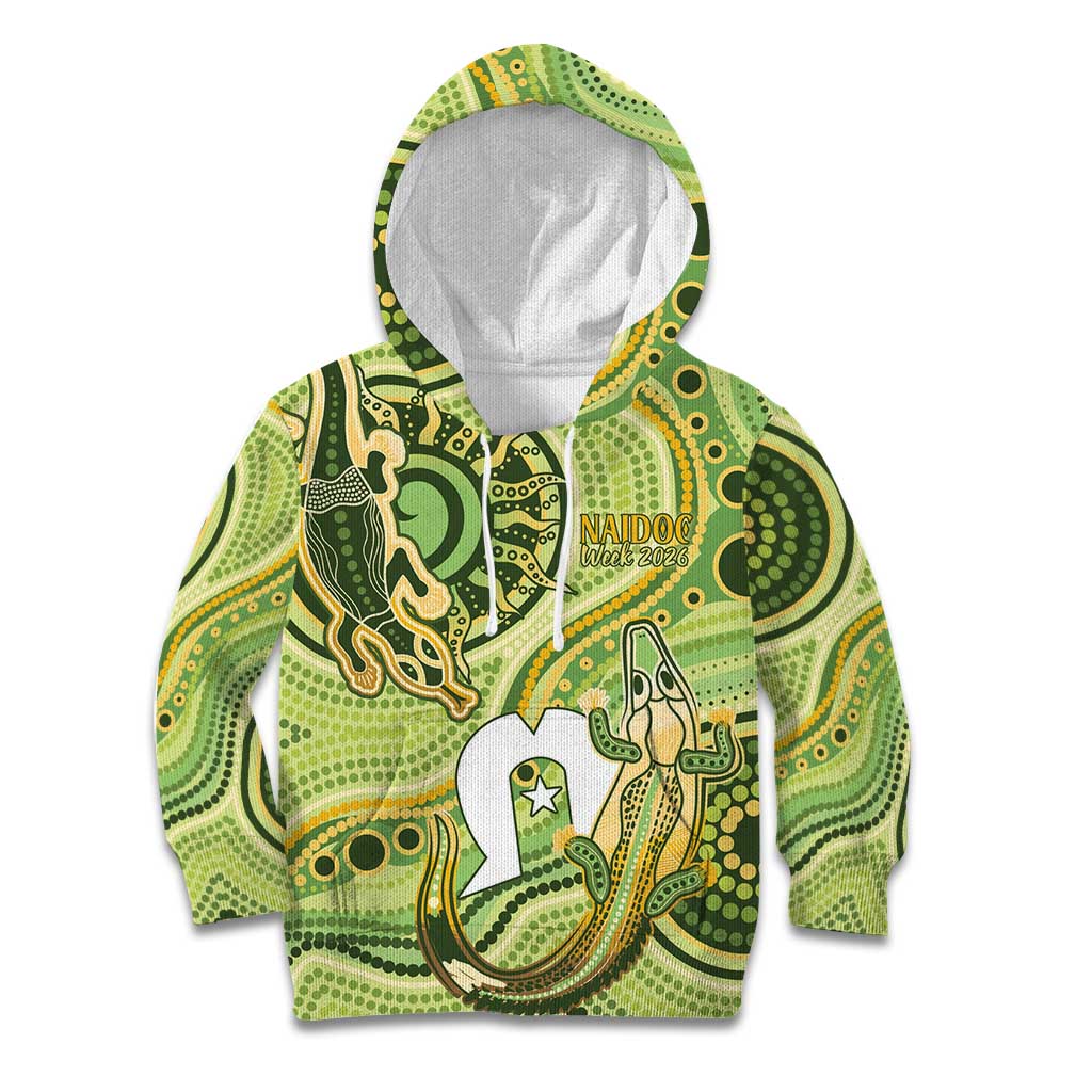 2026 NAIDOC Week 50 Years Deadly Kid Hoodie Flows of Time