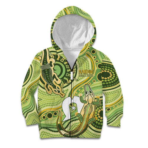 2026 NAIDOC Week 50 Years Deadly Kid Hoodie Flows of Time