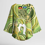 2026 NAIDOC Week 50 Years Deadly Kimono Sleeve Blouse Flows of Time