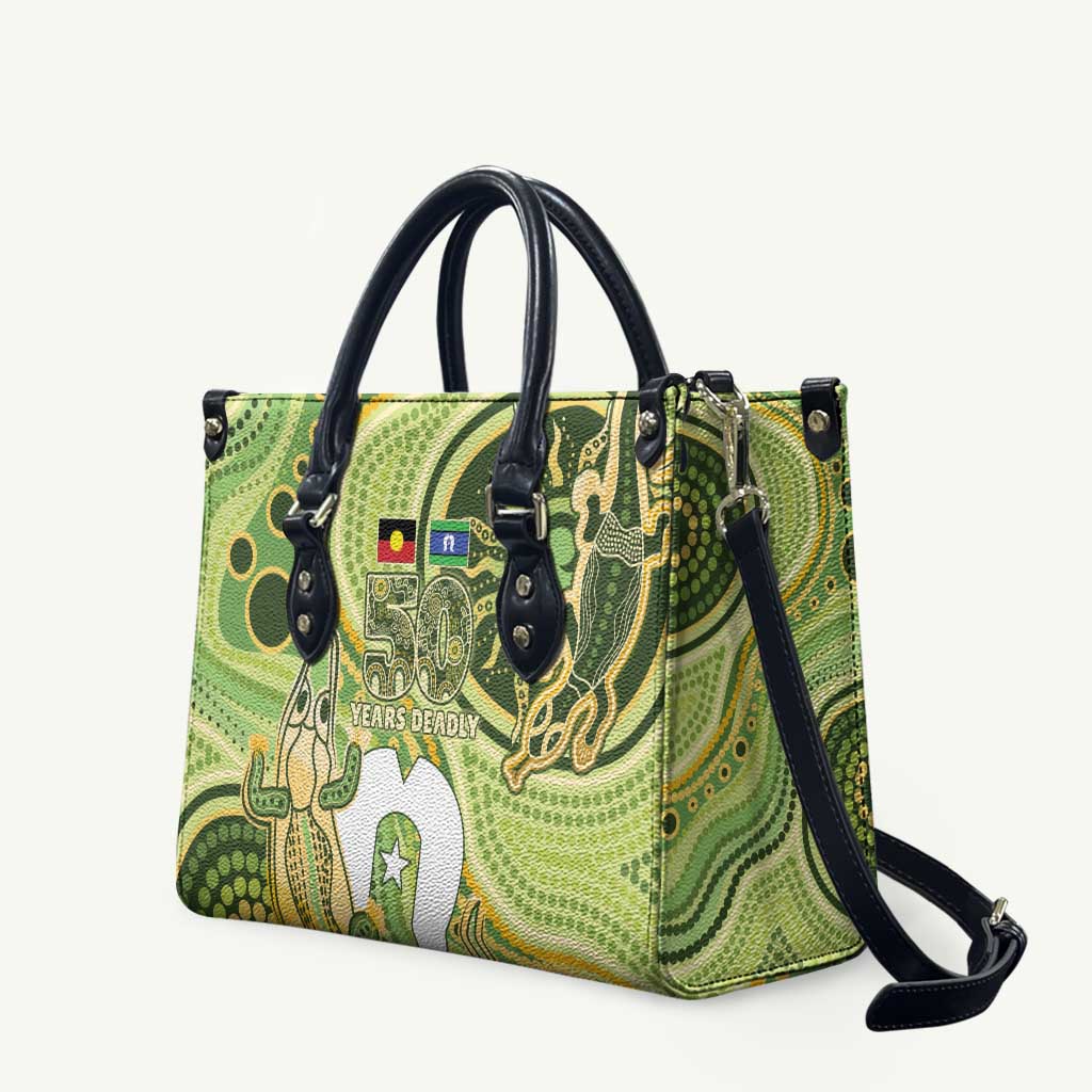 2026 NAIDOC Week 50 Years Deadly Leather Bag Flows of Time