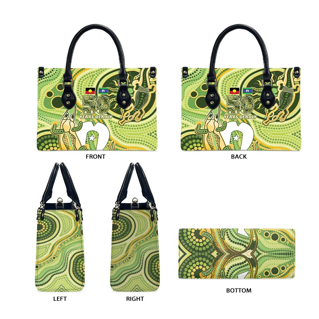 2026 NAIDOC Week 50 Years Deadly Leather Bag Flows of Time
