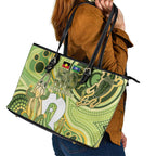 2026 NAIDOC Week 50 Years Deadly Leather Tote Bag Flows of Time