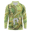 2026 NAIDOC Week 50 Years Deadly Long Sleeve Polo Shirt Flows of Time
